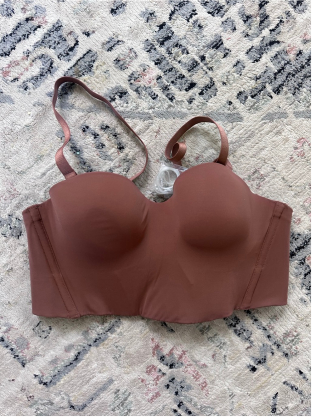 Women's HSIA Brown Strapless Bra 34D